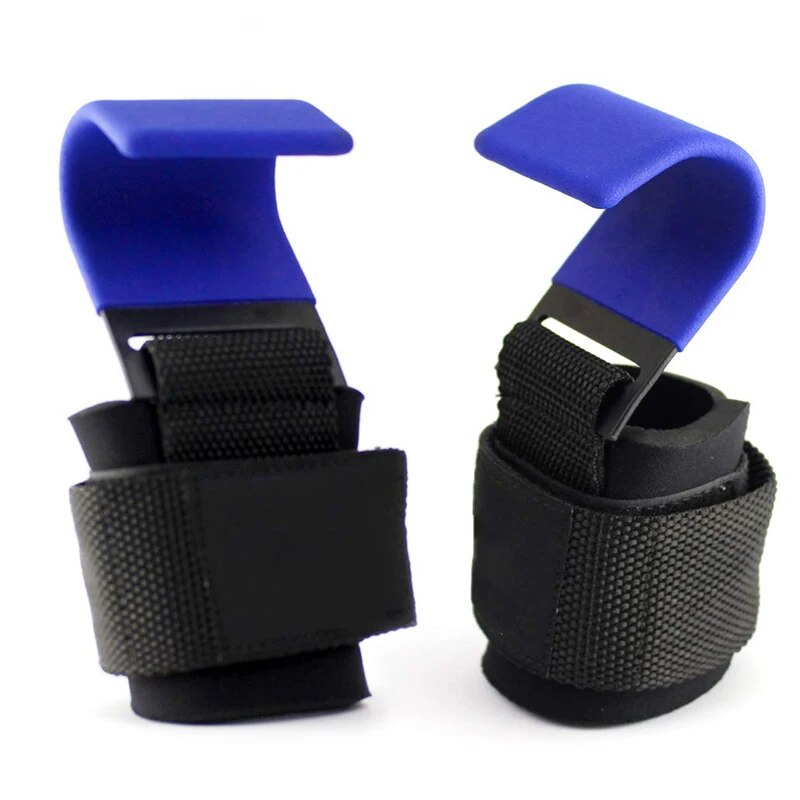 Weight Lifting Hook Grips With Wrist Wraps