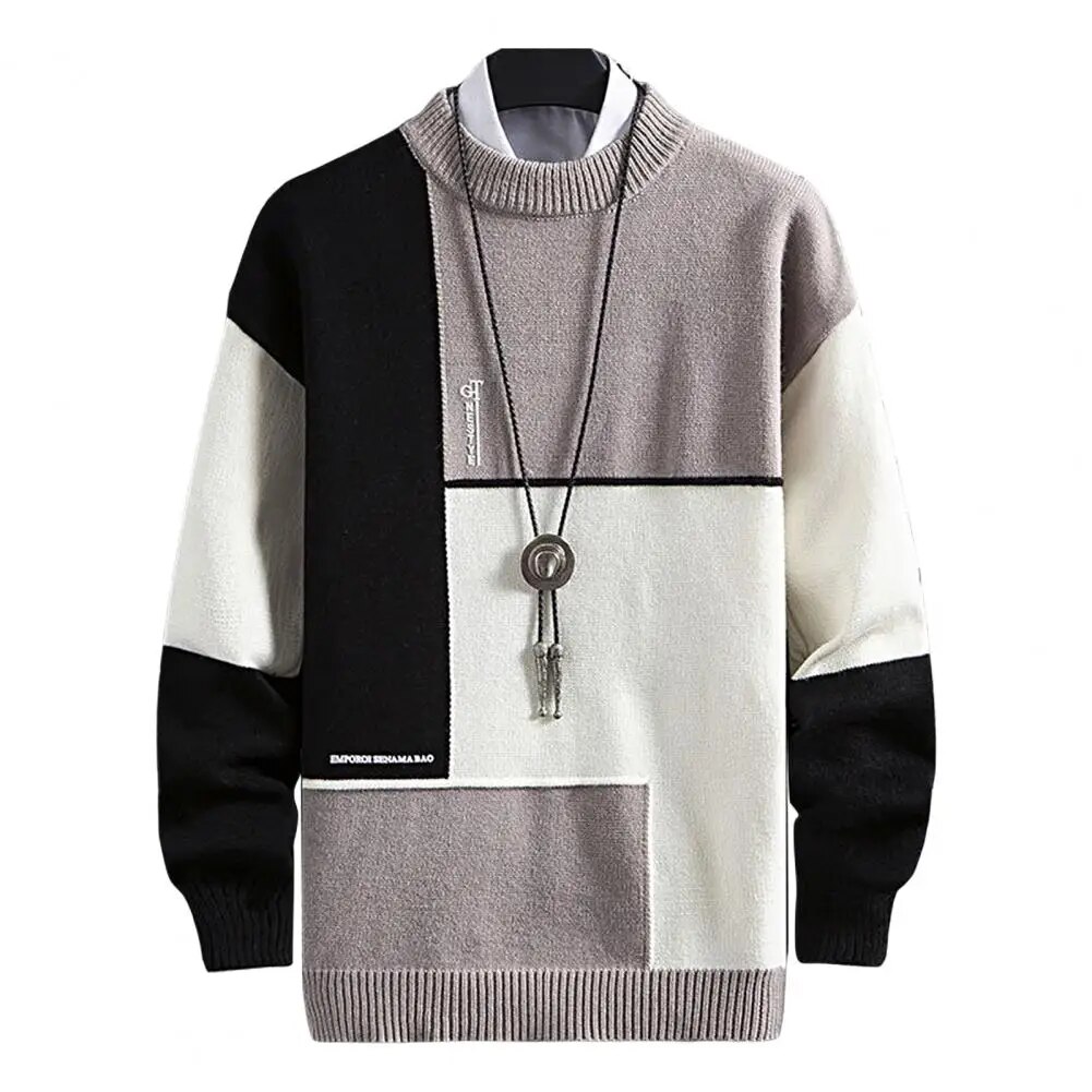 Spring Sweater Loose Thermal Thick Streetwear Men Winter Sweater